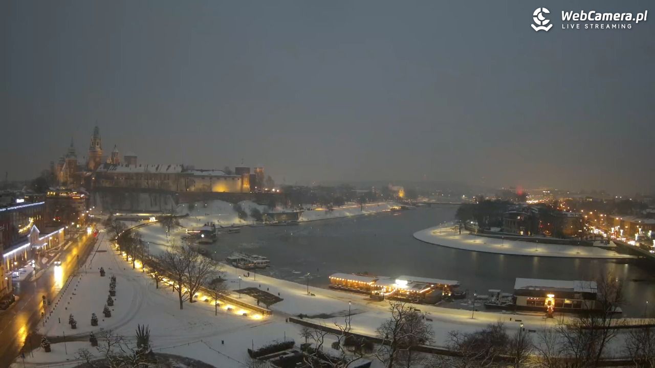 Kraków - Wawel i zakole Wisły - 14 styczeń 2026, 16:33