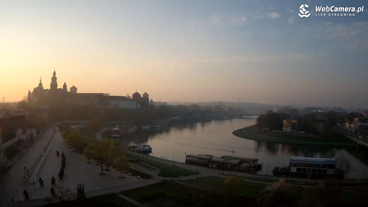 Kraków - Wawel i zakole Wisły - 17 kwiecień 2026, 06:27