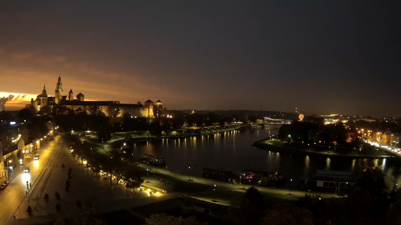Kraków - Wawel i zakole Wisły - 15 październik 2026, 04:27