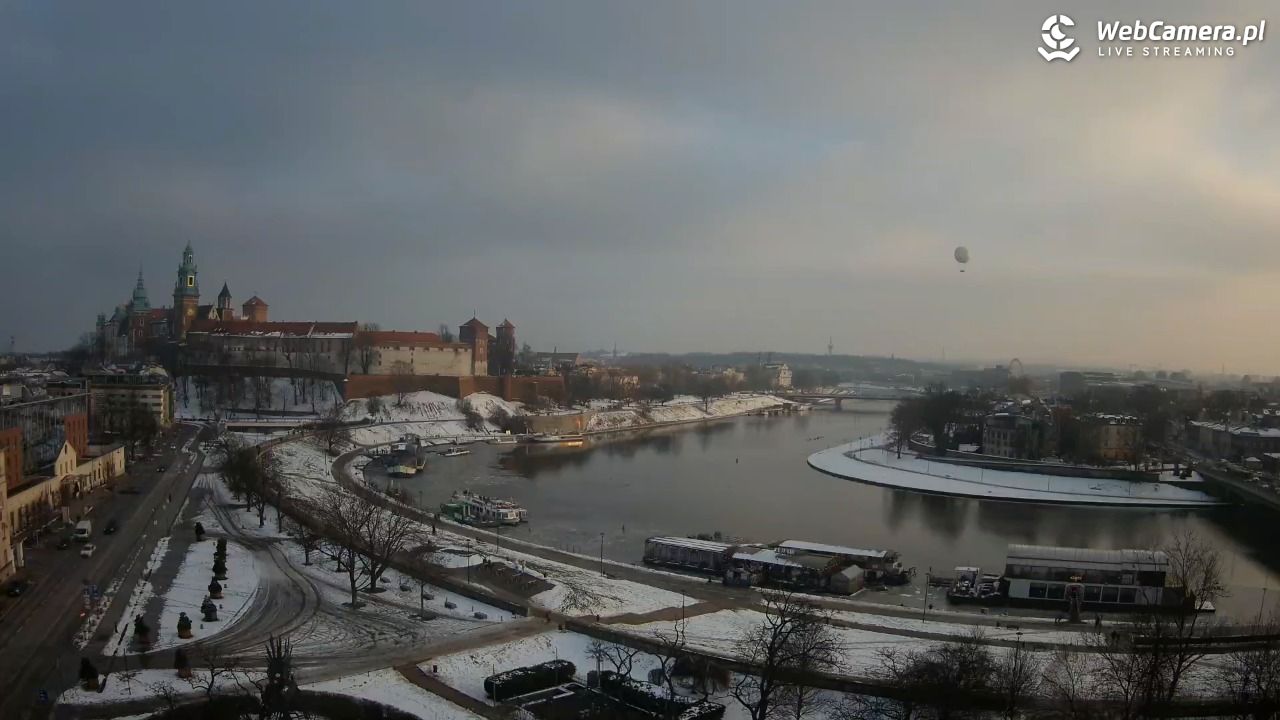Kraków - Wawel i zakole Wisły - 16 styczeń 2026, 14:52