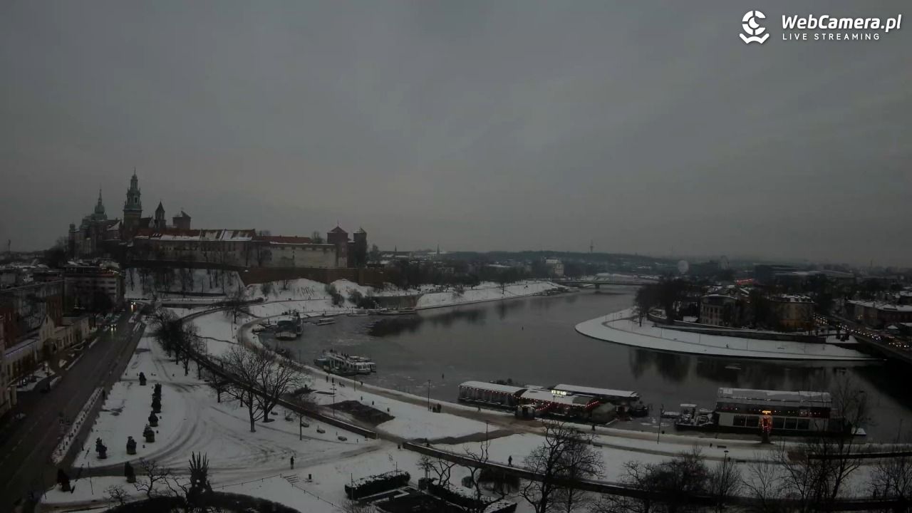 Kraków - Wawel i zakole Wisły - 15 styczeń 2026, 15:56