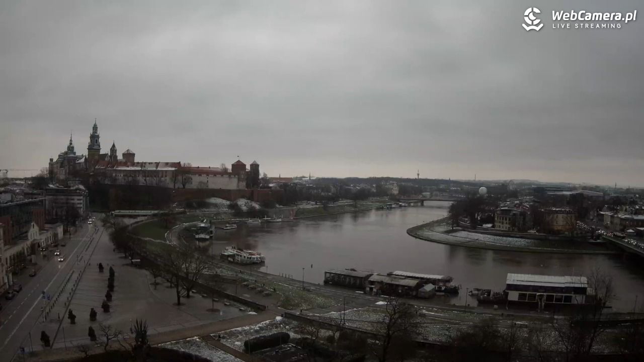 Kraków - Wawel i zakole Wisły - 27 listopad 2025, 07:59