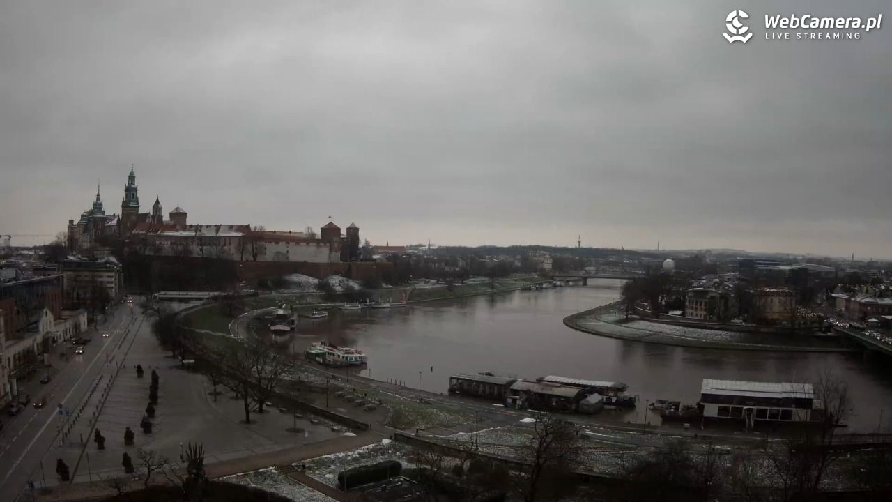Kraków - Wawel i zakole Wisły - 27 listopad 2025, 07:58
