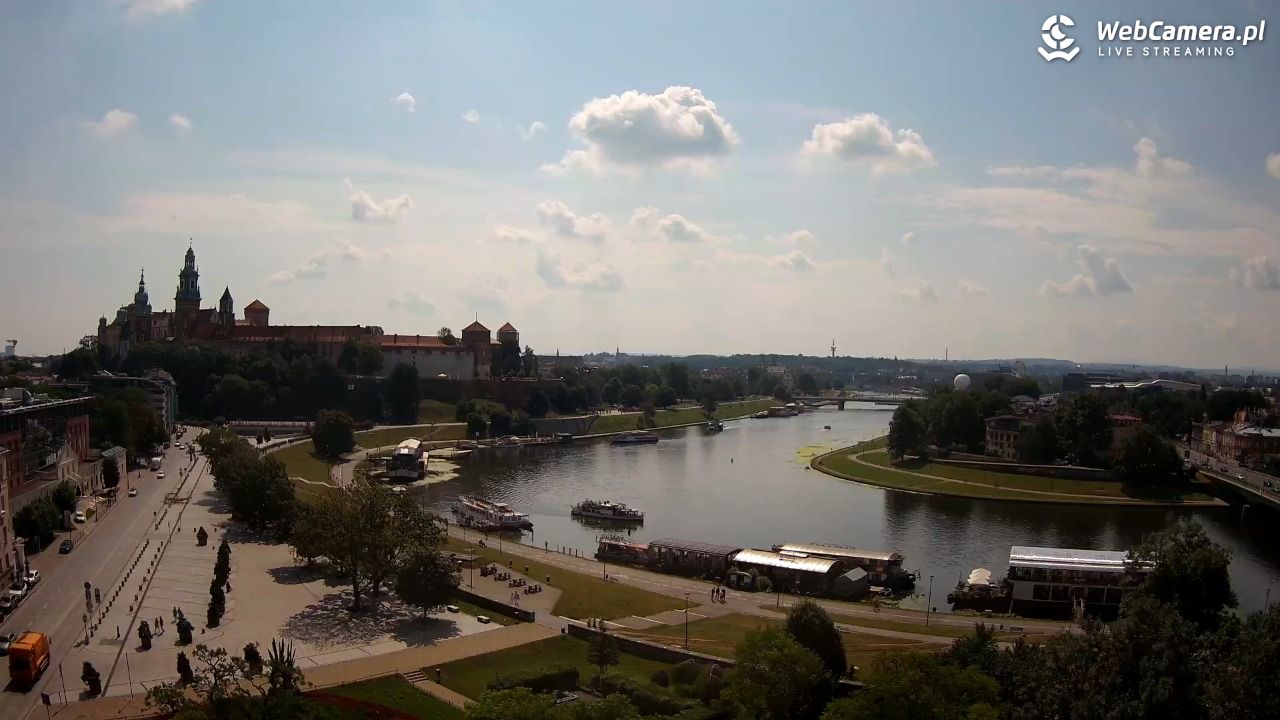 Kraków - Wawel i zakole Wisły - 19 lipiec 2026, 10:34