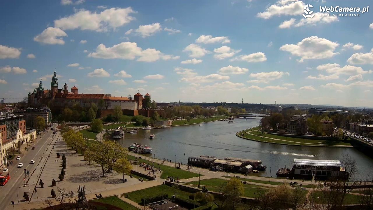 Kraków - Wawel i zakole Wisły - 18 kwiecień 2026, 12:44