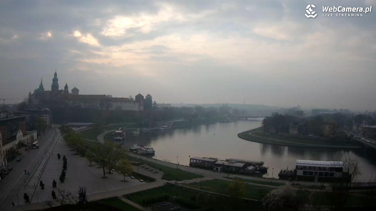 Kraków - Wawel i zakole Wisły - 16 kwiecień 2026, 07:55