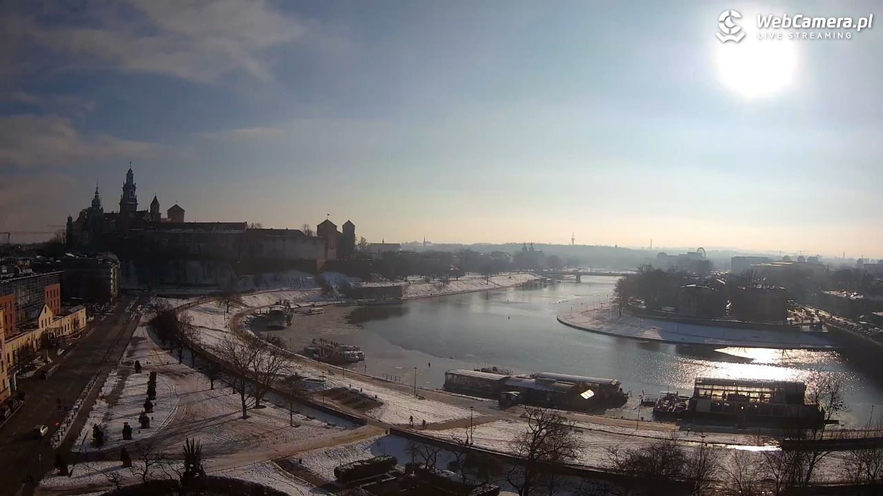 Kraków - Wawel i zakole Wisły - 16 styczeń 2026, 10:44