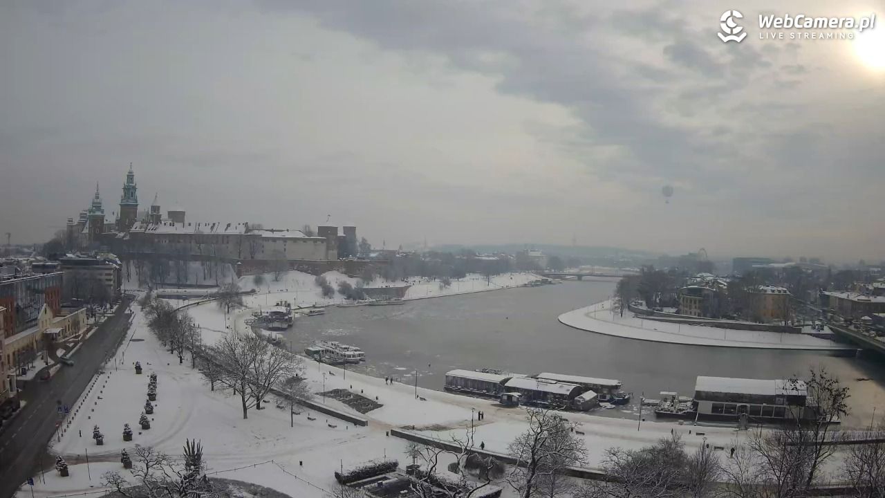 Kraków - Wawel i zakole Wisły - 14 styczeń 2026, 11:34