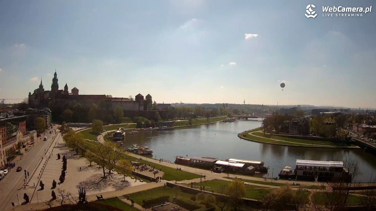 Kraków - Wawel i zakole Wisły - 18 kwiecień 2026, 10:28