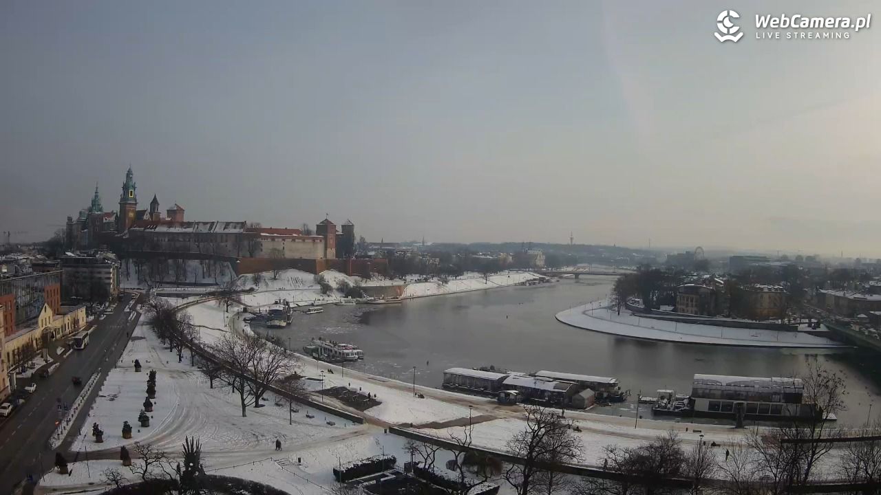 Kraków - Wawel i zakole Wisły - 15 styczeń 2026, 13:33
