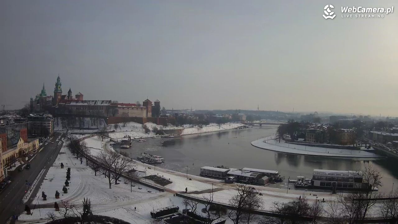 Kraków - Wawel i zakole Wisły - 15 styczeń 2026, 13:12