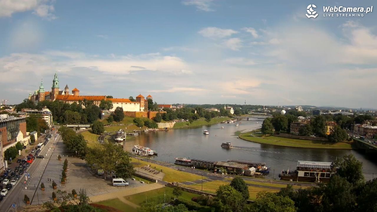 Kraków - Wawel i zakole Wisły - 19 lipiec 2026, 16:29