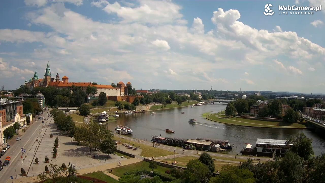 Kraków - Wawel i zakole Wisły - 19 lipiec 2026, 14:18