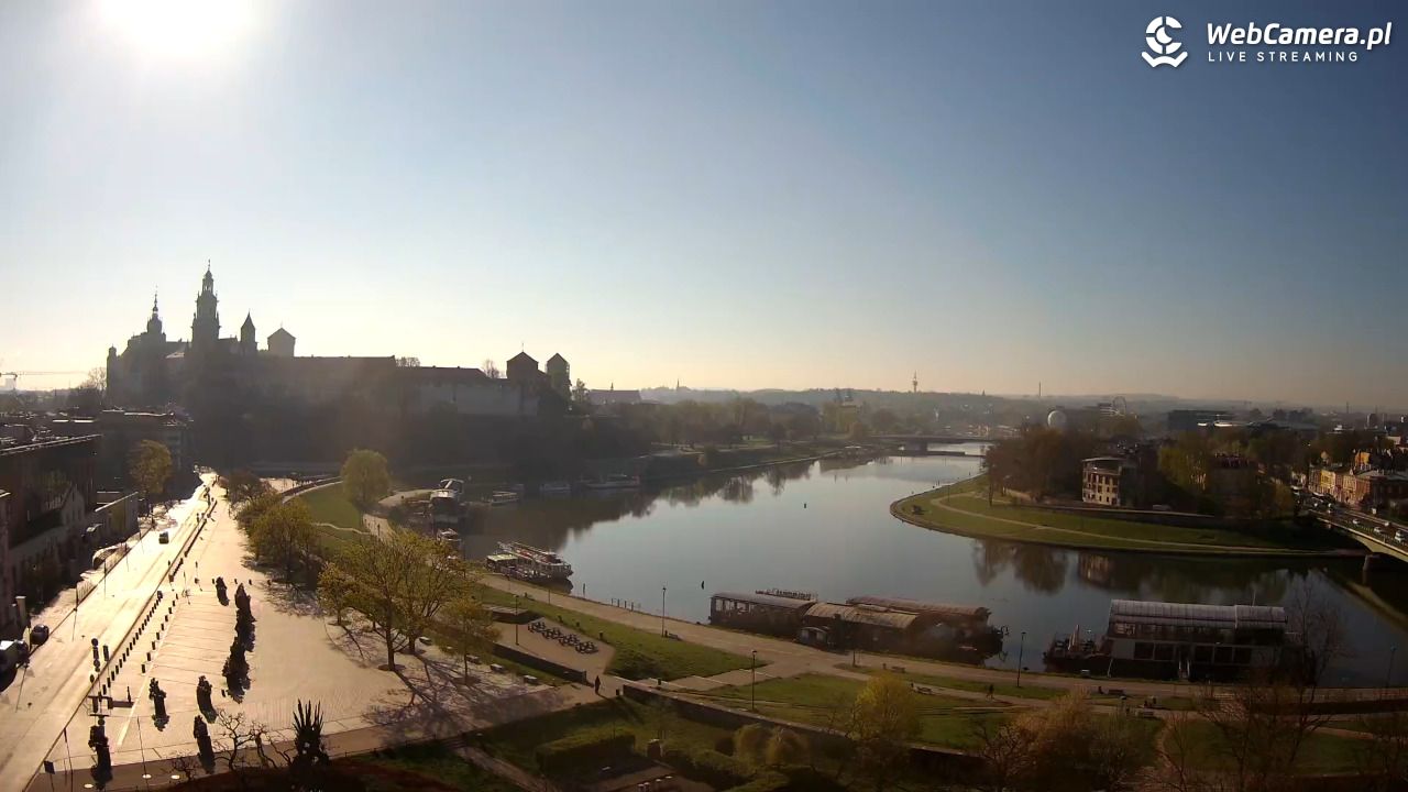 Kraków - Wawel i zakole Wisły - 18 kwiecień 2026, 08:09