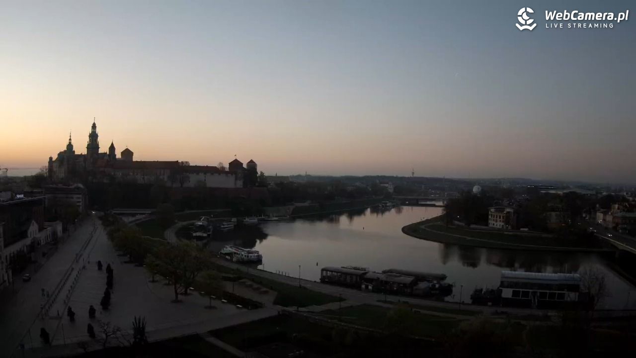 Kraków - Wawel i zakole Wisły - 18 kwiecień 2026, 05:36