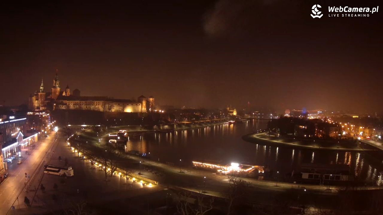 Kraków - Wawel i zakole Wisły - 29 listopad 2025, 21:22
