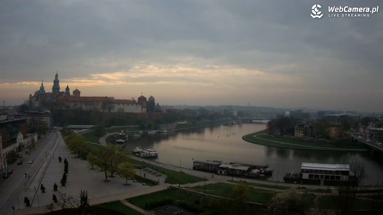 Kraków - Wawel i zakole Wisły - 17 kwiecień 2026, 07:41
