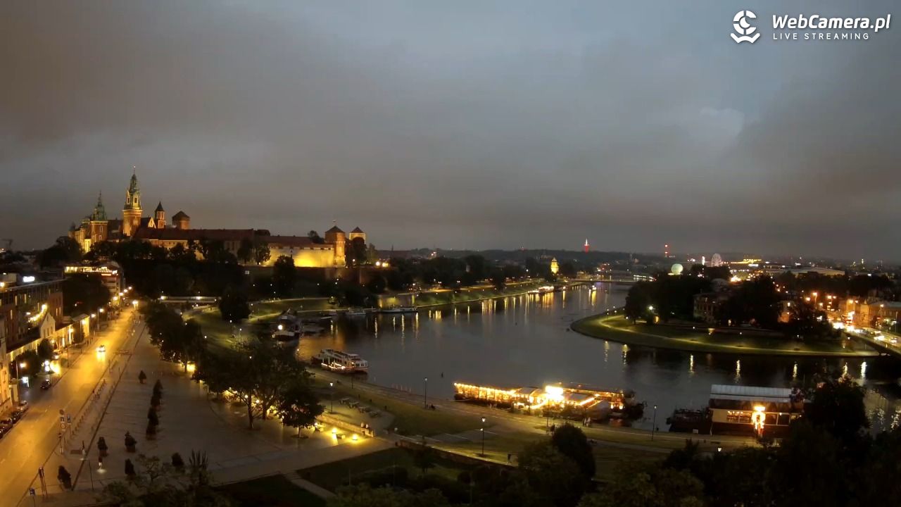 Kraków - Wawel i zakole Wisły - 19 lipiec 2026, 21:16