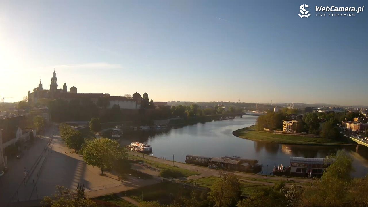 Kraków - Wawel i zakole Wisły - 28 kwiecień 2025, 06:39