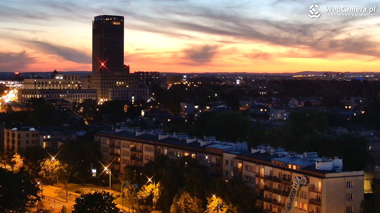 Kraków - panorama miasta - 22 maj 2026, 21:15
