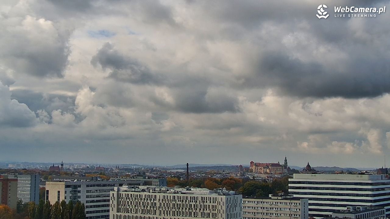 Kraków - panorama miasta - 19 październik 2025, 11:16