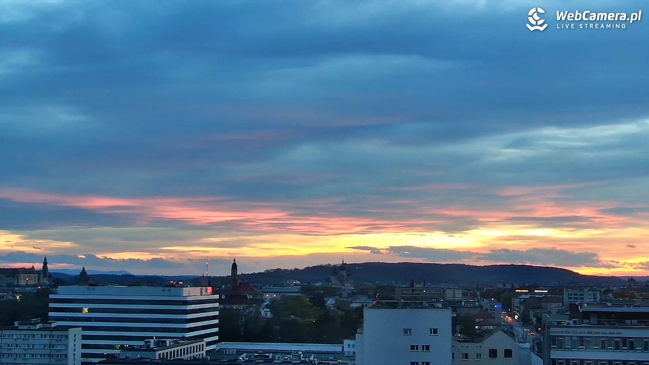 Kraków - panorama miasta - 05 kwiecień 2026, 19:30