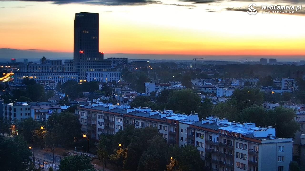 Kraków - panorama miasta - 07 lipiec 2025, 21:09