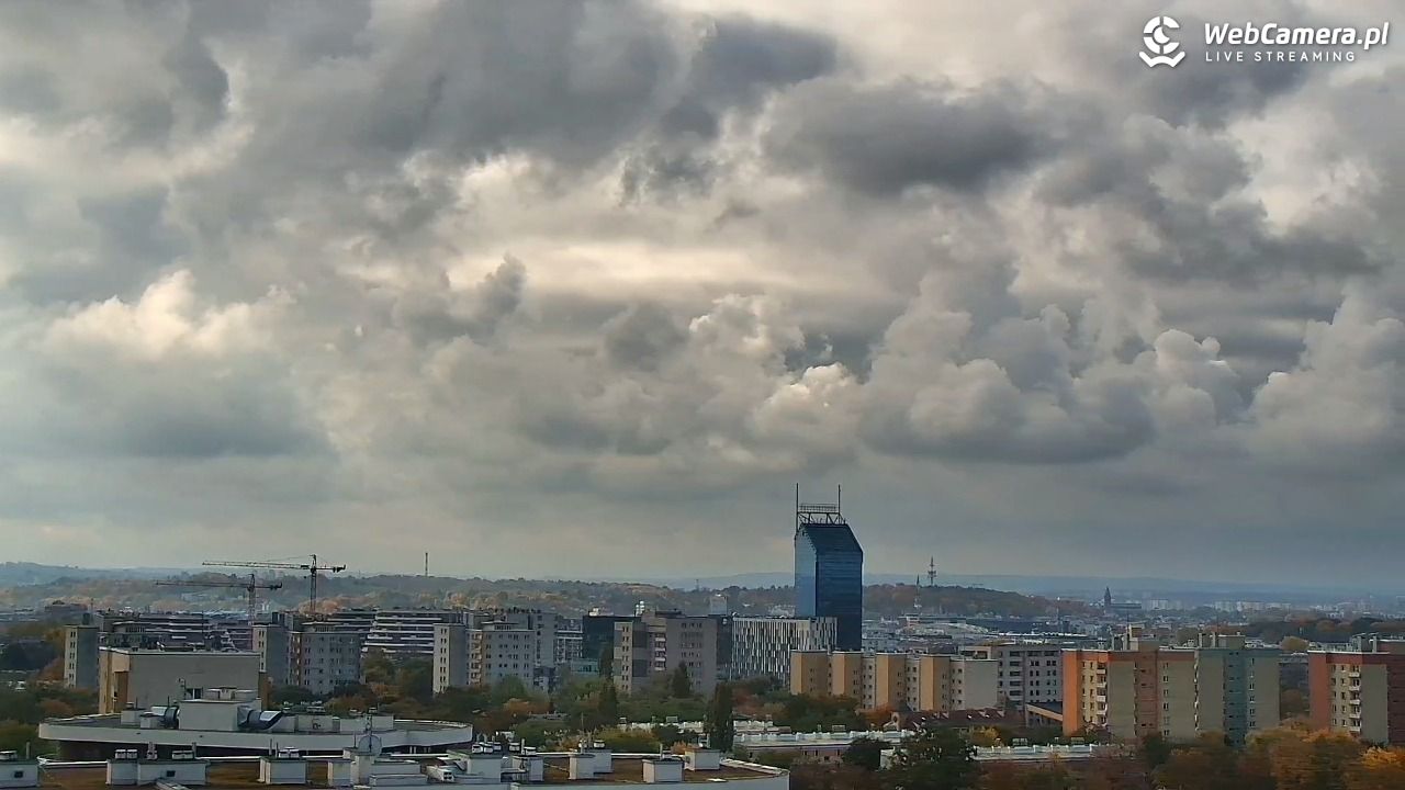 Kraków - panorama miasta - 19 październik 2025, 11:14