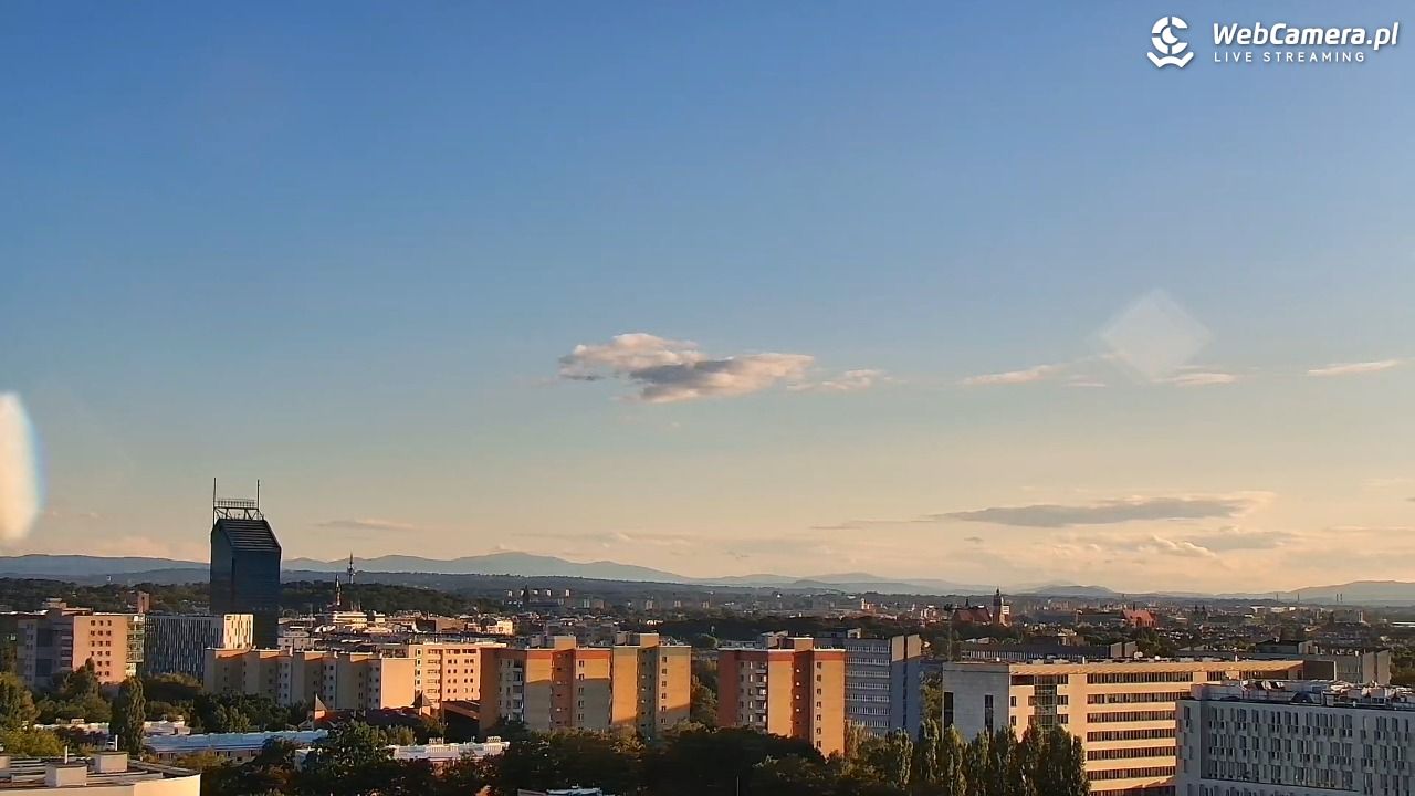 Kraków - panorama miasta - 22 sierpień 2026, 18:43