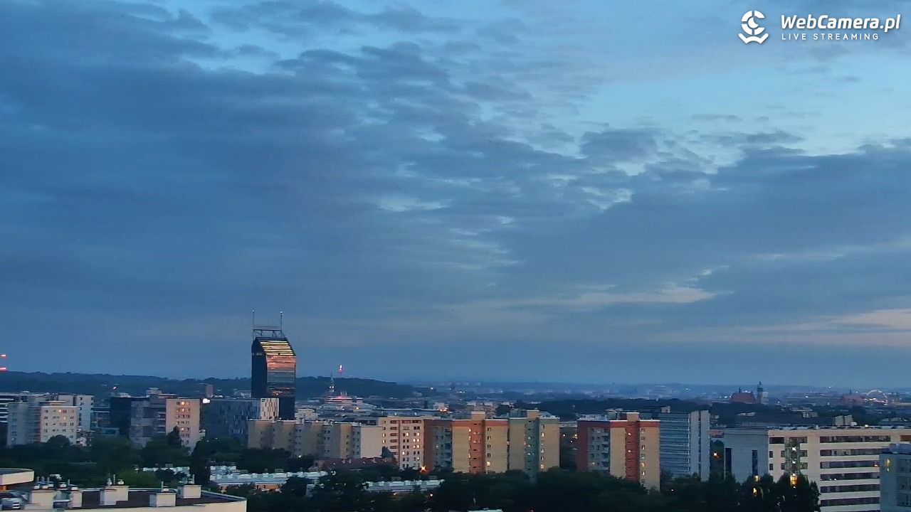 Kraków - panorama miasta - 07 lipiec 2025, 21:11