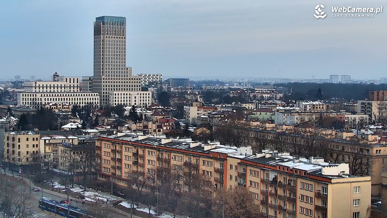Kraków - panorama miasta - 20 luty 2026, 07:04