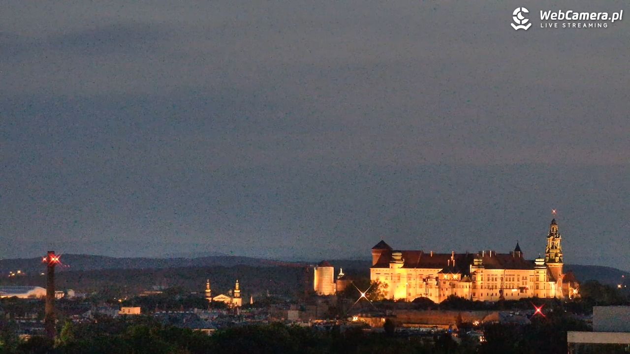 Kraków - panorama miasta - 22 maj 2026, 21:16