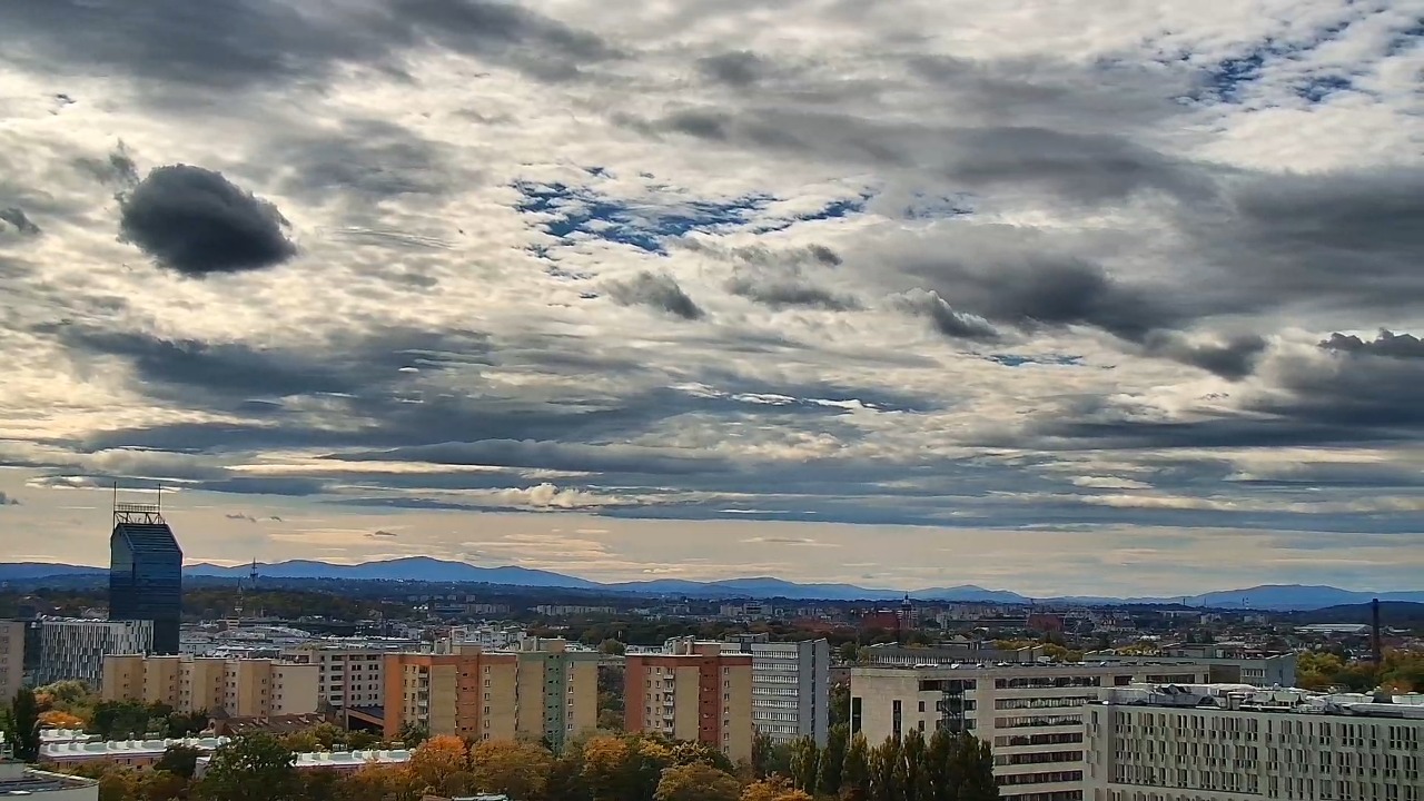 Kraków - panorama miasta - 10 październik 2026, 10:39