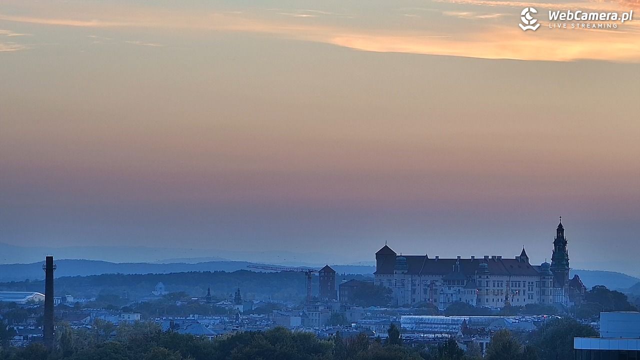 Kraków - panorama miasta - 06 październik 2026, 16:14