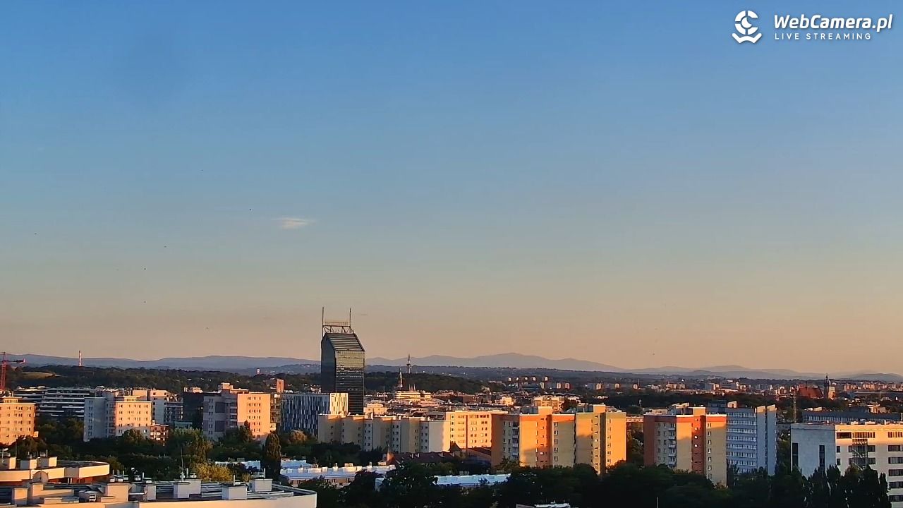 Kraków - panorama miasta - 08 lipiec 2026, 20:16