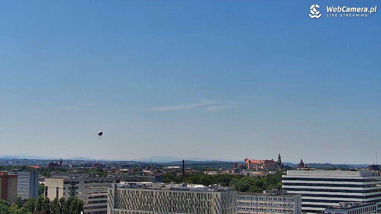 Kraków - panorama miasta - 15 czerwiec 2025, 12:03