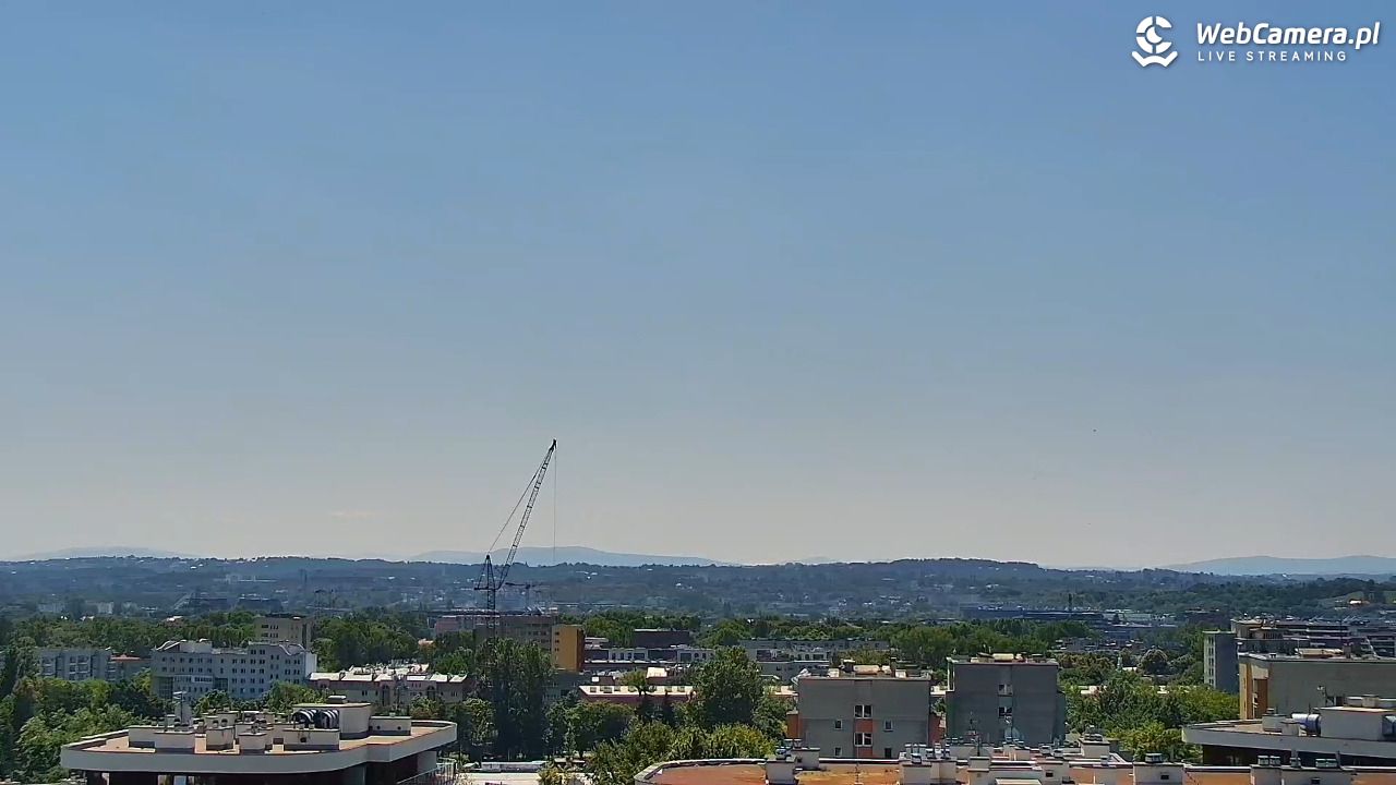Kraków - panorama miasta - 15 czerwiec 2025, 12:02