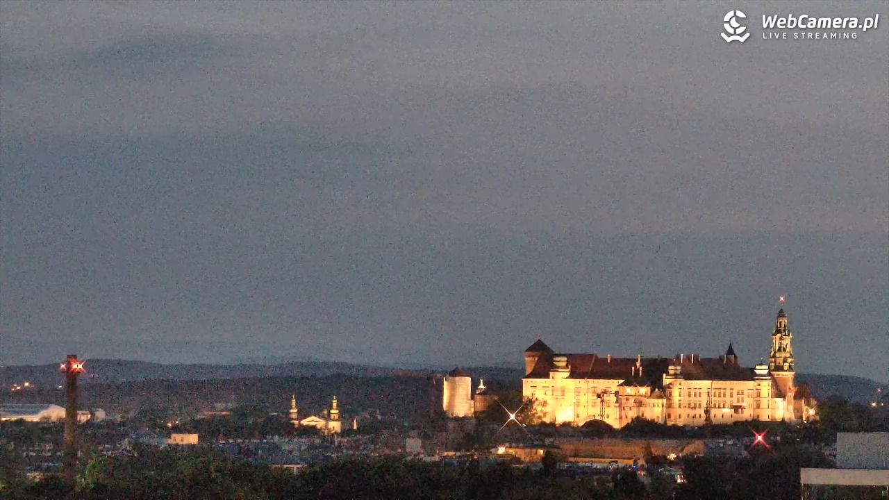 Kraków - panorama miasta - 22 maj 2026, 21:16