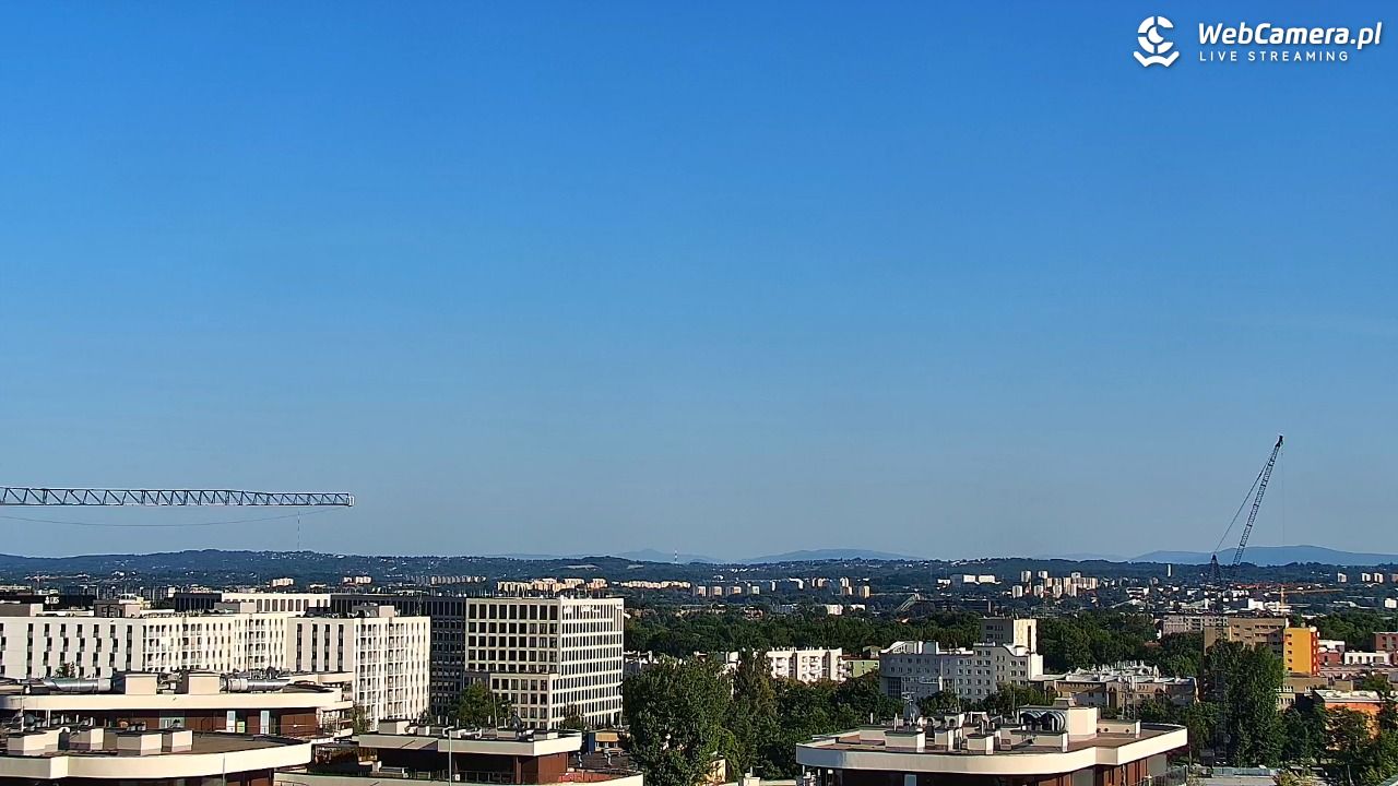 Kraków - panorama miasta - 15 czerwiec 2025, 18:04
