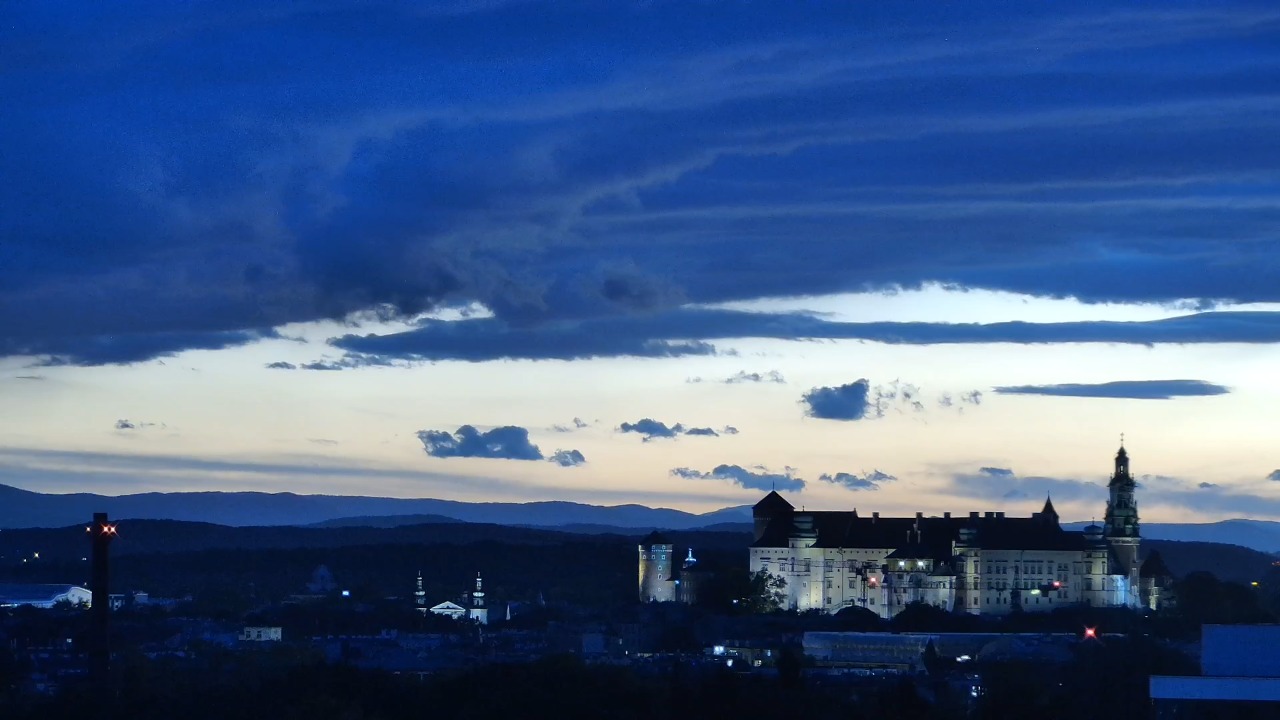 Kraków - panorama miasta - 11 październik 2026, 16:29