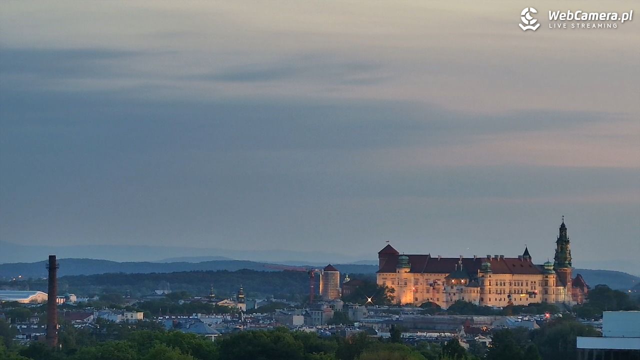 Kraków - panorama miasta - 22 maj 2026, 20:53