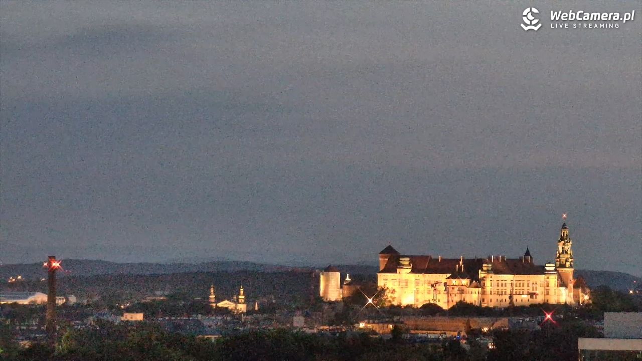 Kraków - panorama miasta - 22 maj 2026, 21:16