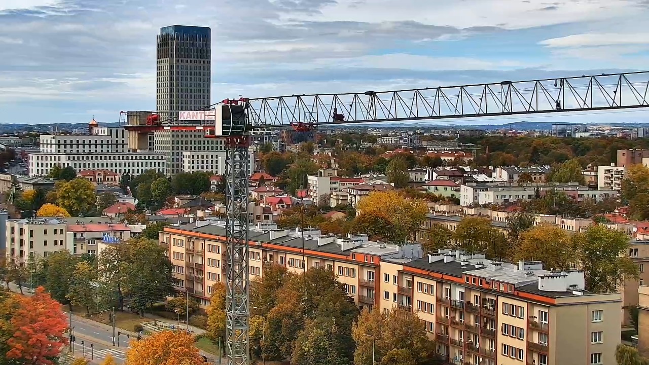 Kraków - panorama miasta - 10 październik 2026, 10:41
