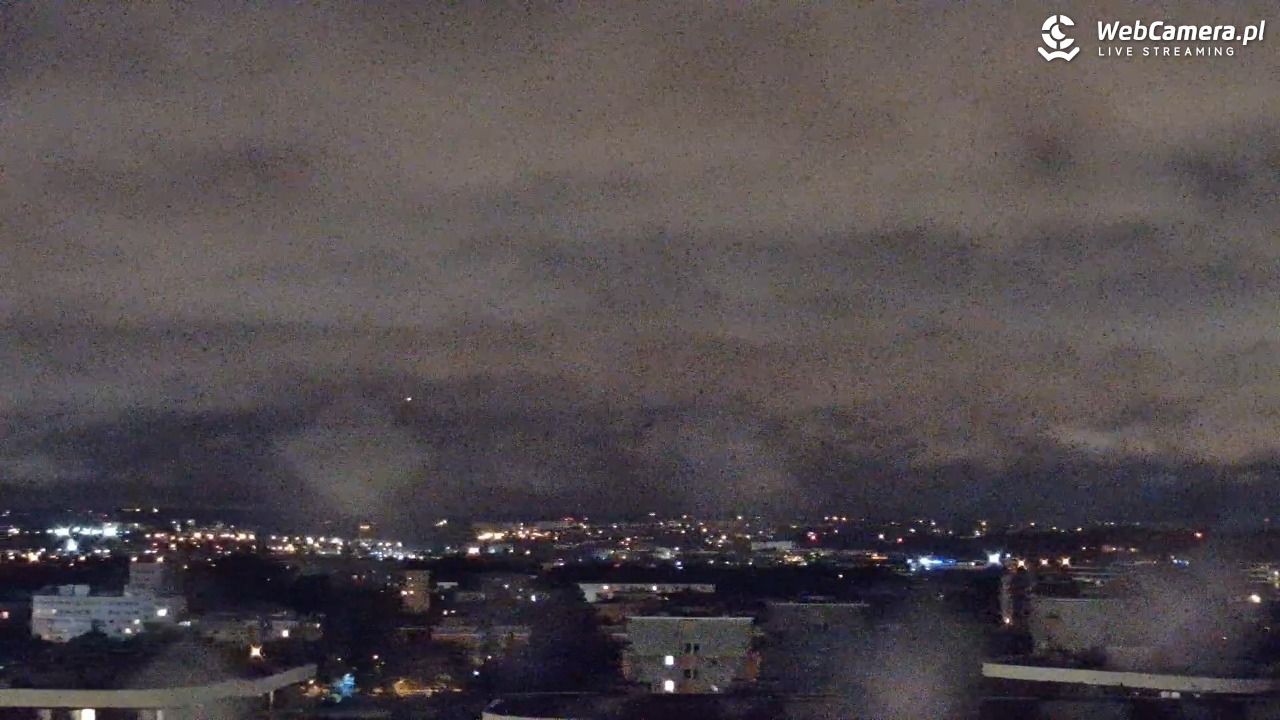 Kraków - panorama miasta - 08 lipiec 2025, 22:42