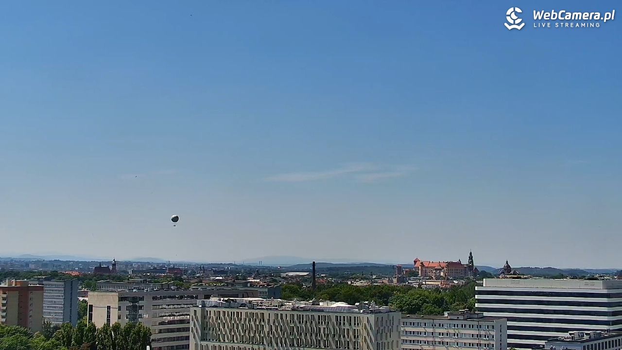 Kraków - panorama miasta - 15 czerwiec 2025, 12:03