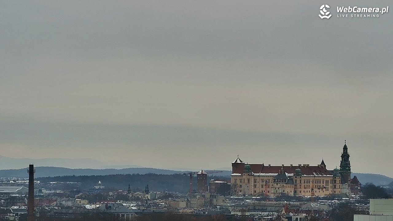 Kraków - panorama miasta - 21 luty 2026, 14:37