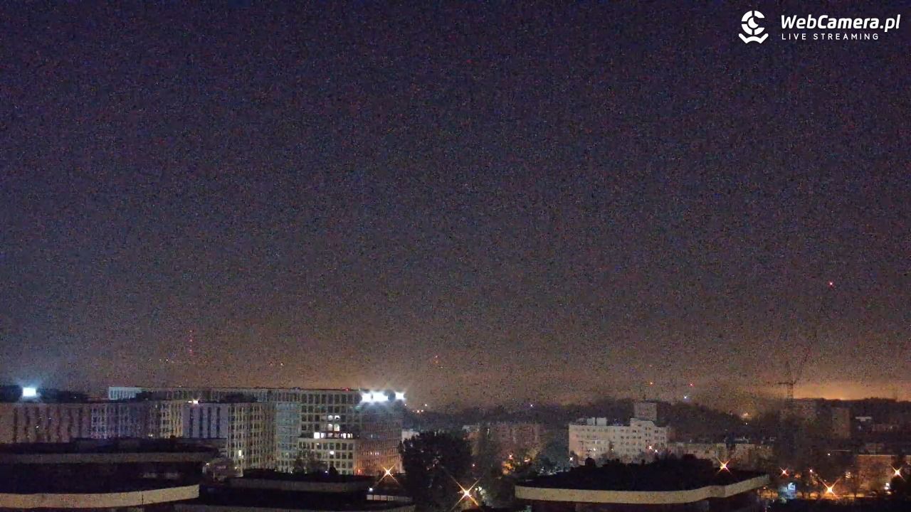 Kraków - panorama miasta - 20 październik 2025, 03:18