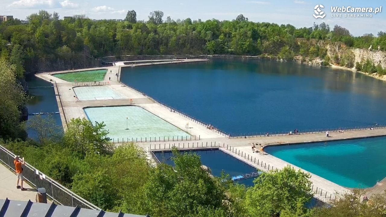 Zakrzówek Kraków - widok na baseny NOWOŚĆ - 06 maj 2026, 10:31