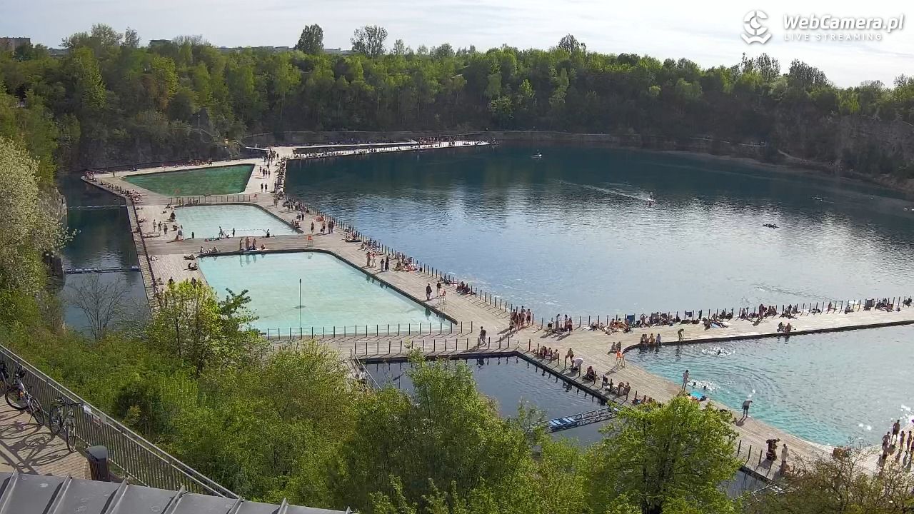 Zakrzówek Kraków - widok na baseny NOWOŚĆ - 04 maj 2026, 16:48