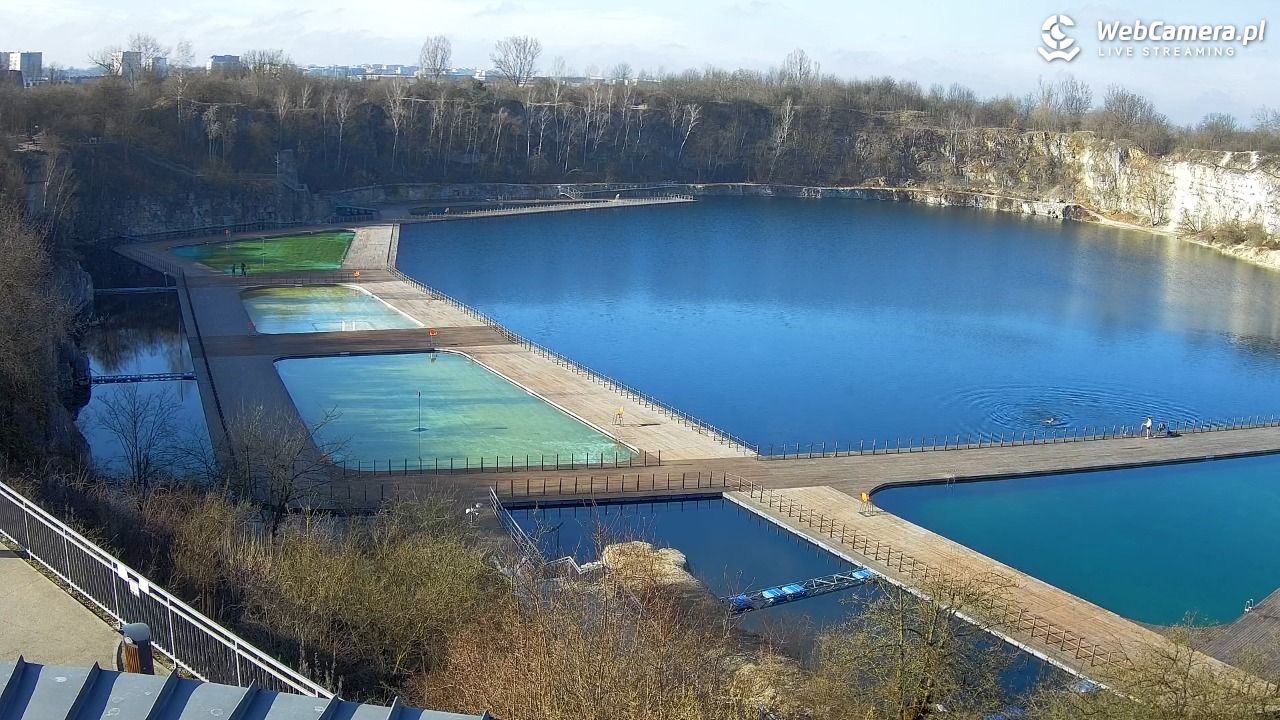 Zakrzówek Kraków - widok na baseny NOWOŚĆ - 21 marzec 2026, 08:31